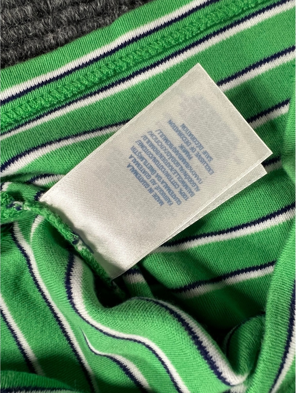 Ralph Lauren Baby Boys Green Striped Short Sleeve Polo Shirt 3M - 100% Cotton - Picture 5 of 6